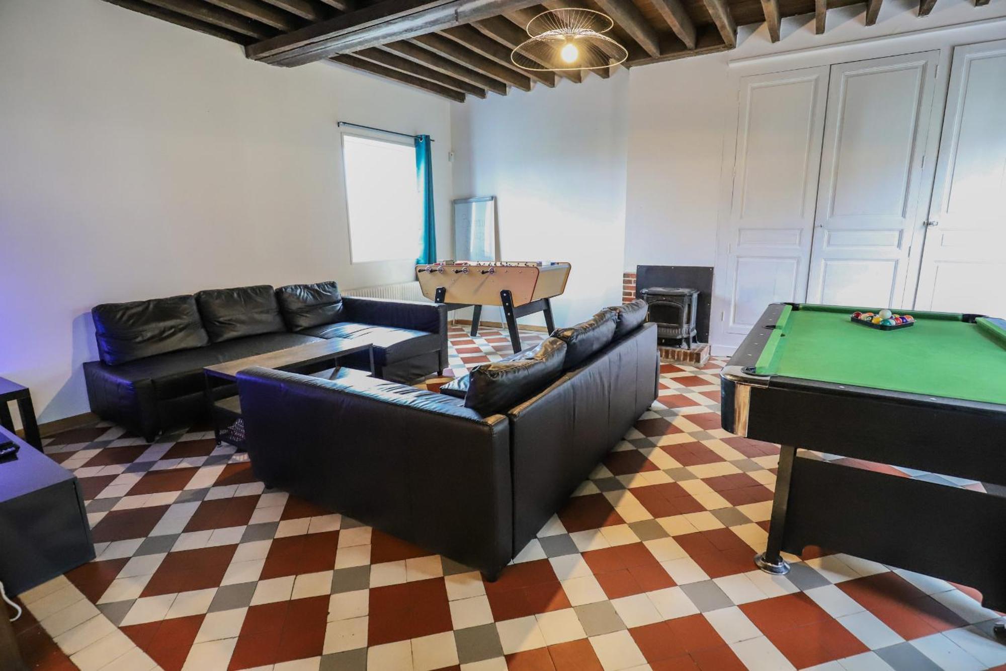Crazy Villa Champs Corons dans l'Orne Piscine intérieure ! Les Menus Extérieur photo